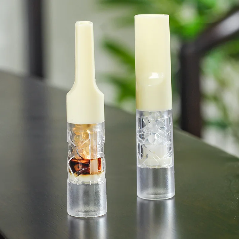 96Pcs Disposable 8mm Cigarette Filters Portable Cigarette Holders Smoking Tar Filtration Tips Accessories