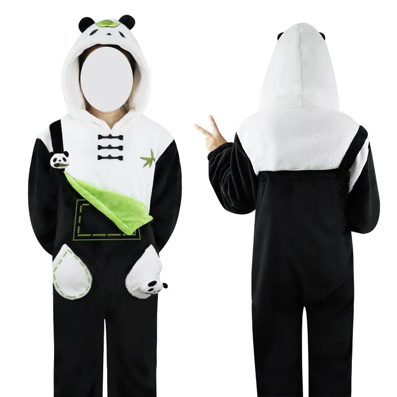 Love And Deep Space Kigurumi Qi Yu Shen Xinghui Qin Che Panda Pajamas Suit Rafayel Zayne Xavier Sylus Cosplay Loungewear