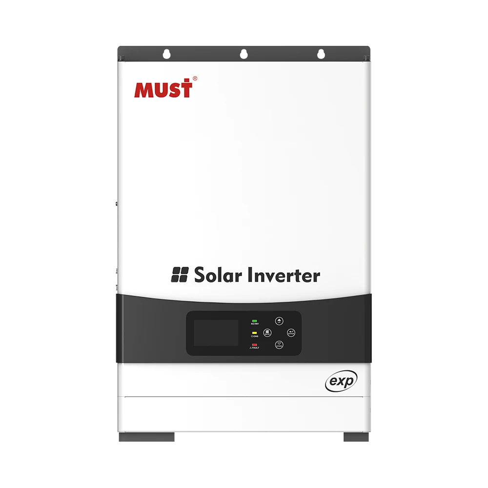 ต้อง PV19 EXP 4KW 6KW Hybrid Solar Inverter MPPT120A 2 สมาร์ทโหลดเอาต์พุตรวม WIFI + ขนาน + BMS Board 450VDC