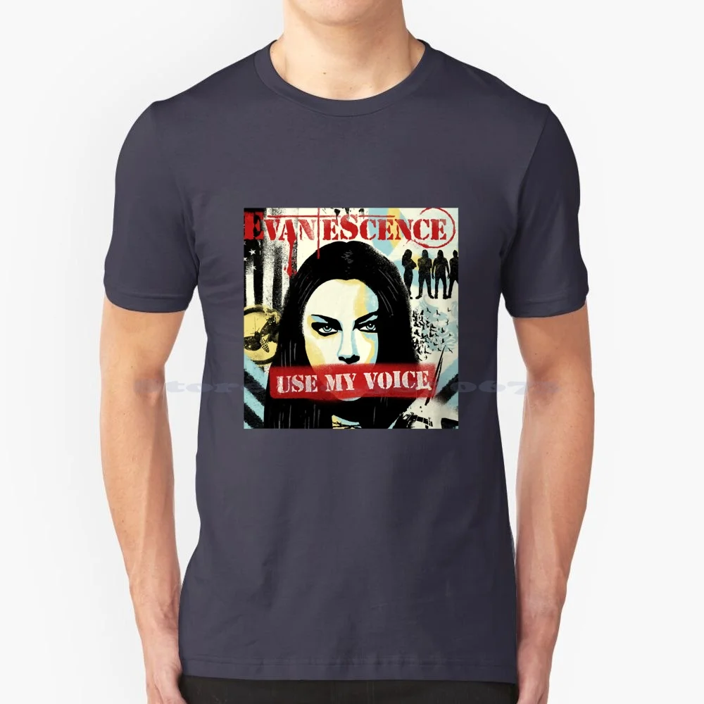 People Call Me Amy Lee Evanescence Retro Vintage T Shirt 100% Cotton Tee Band Amy Lee Jen Majura Troy Mclawhorn Tim Mccord