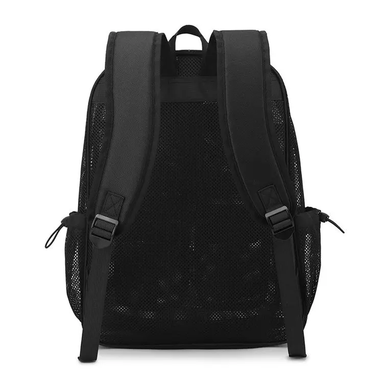 New Model of Open-front Multi-pocket Backpack with Large Capacity - Student Mesh Schoolbag for Outdoor Travel and Storage.