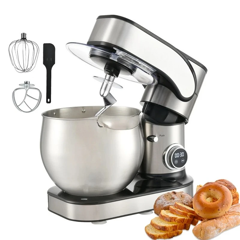 Household Robot 2000W Planet Stainless Steel Bowl 12L Vertical Food Mixer with Timer