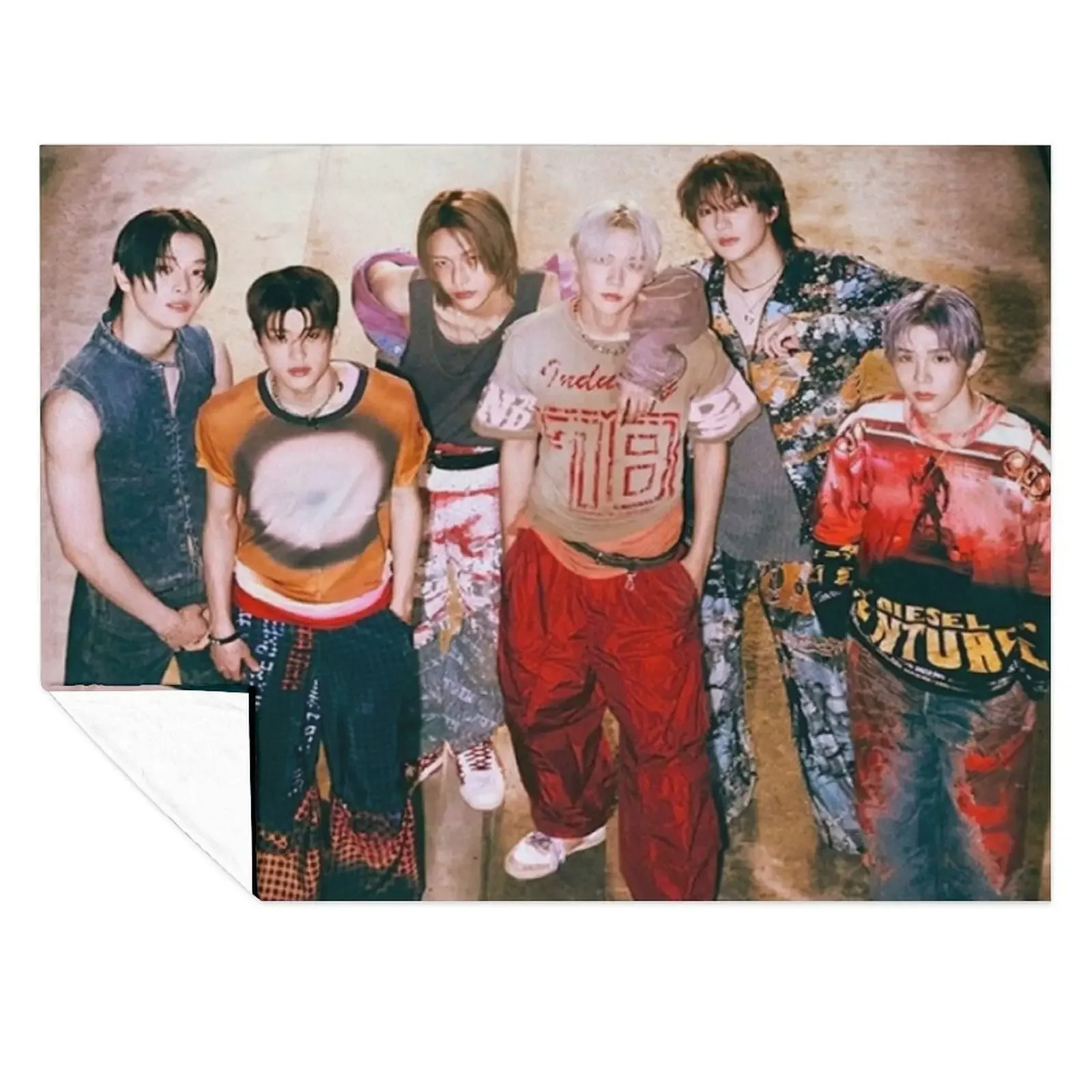 

RIIZE rise and realize kpop group logo Throw Blanket christmas gifts Soft Decorative Sofa Vintage Blankets
