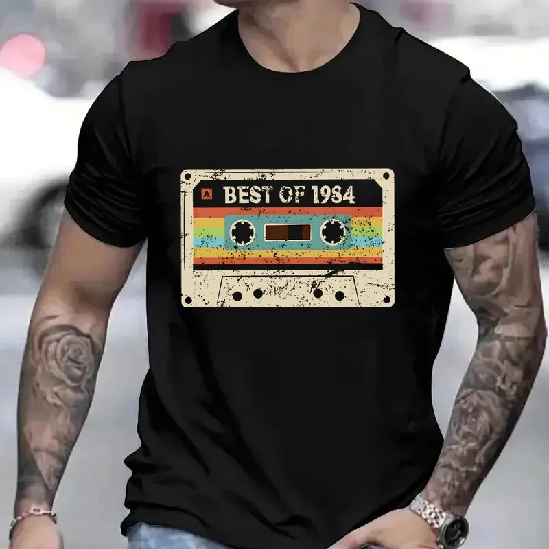 Vintage December 1984 Birthday T Shirts for Men Women Short Sleeve Clothing Retro T-shirts Born in 1984 Clothes for Men Tops Tee