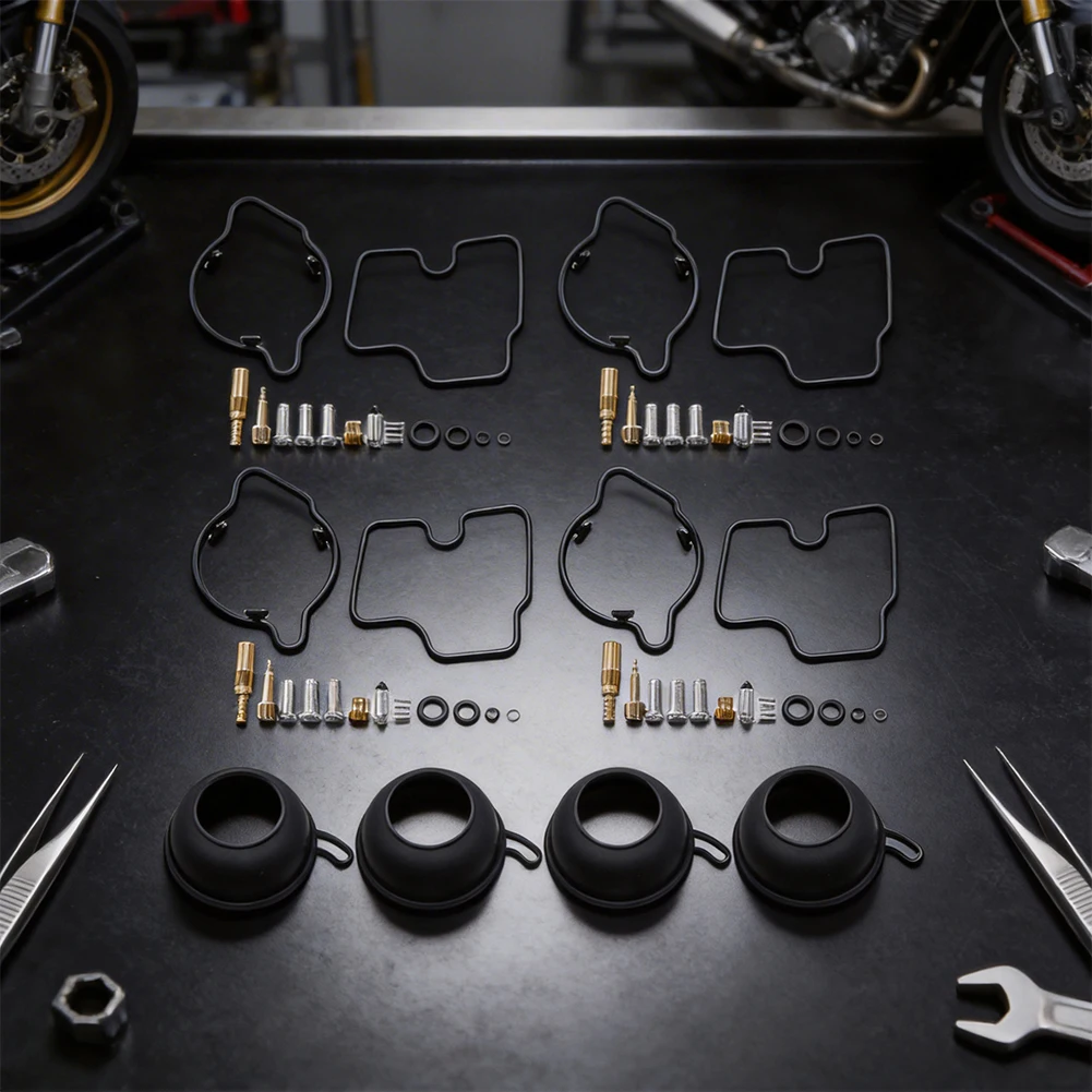 O-ring Kit Carburetor Kit For Carburetor Rebuild Direct Replacement No Modification Required Motorcycle Maintenance Kit