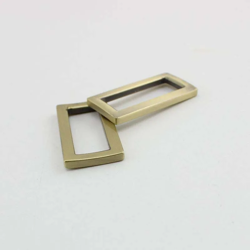 50pcs 5colors 32mm 25mm Inside width  polished tabular edge buckle alloy square buckle for DIY bags/belts buckles