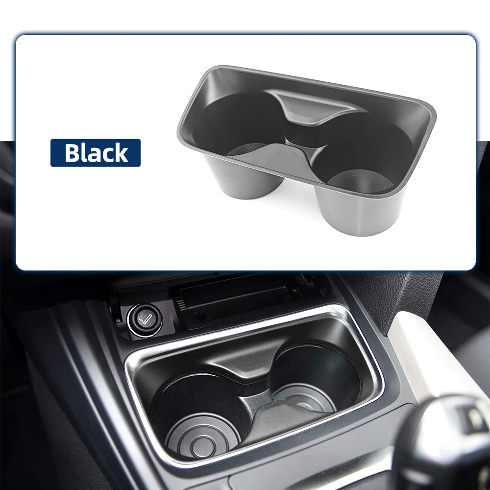 

Car Central Control Front Row Water Cup Holder Central Storage Table Cup Holder For BMW 3 Series F30 F31 F33 F34 F35 2013-2019