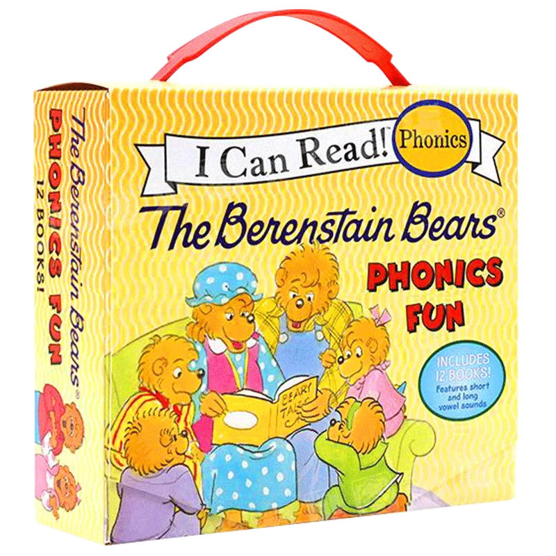 

12books/set The Berenstain Bears Phonics Fun I Can read, Children's books aged 3 4 5 6, English picture books 9780062223463