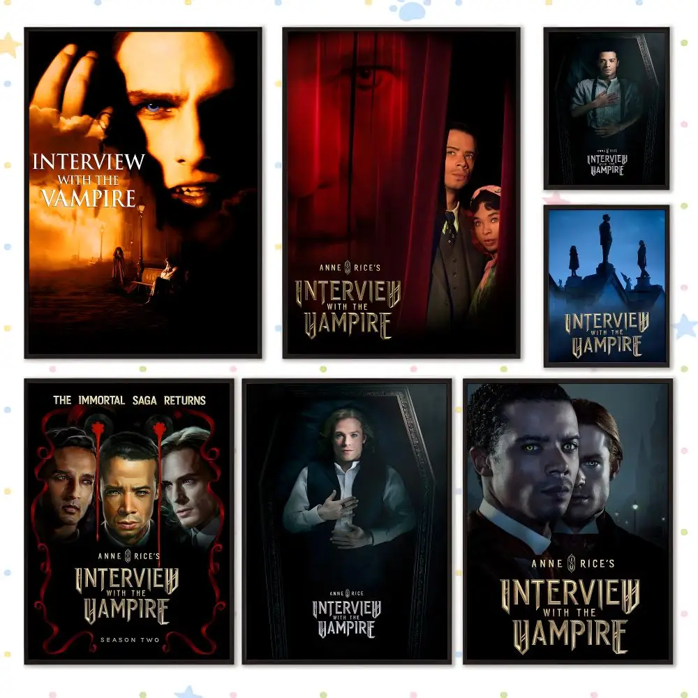 Art Design Style The Vampire Lestat Poster HD Waterproof PP Self Adhesive Aesthetic Bedroom Dorm Gaming Room Home Decor Gift