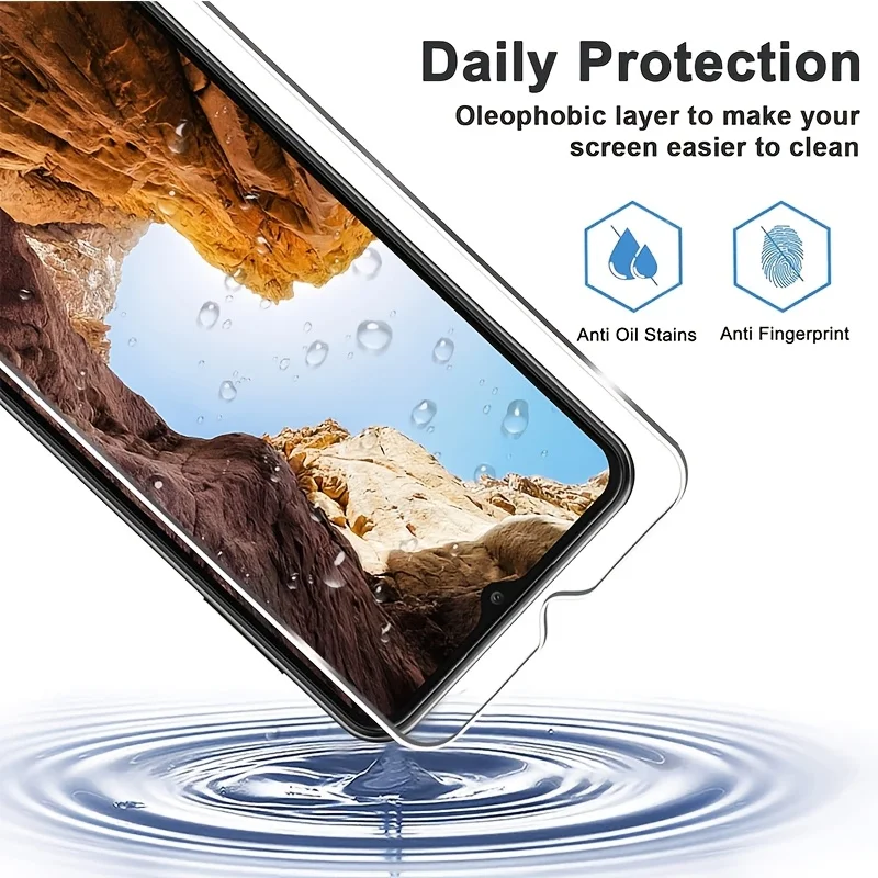 3pcs, Tempered Glass, Fully Covered, Protective Film, Suitable for Galaxy A56/A36 A26/A16/A06/A35/A25/A05/A54 5G/A53 5G/A33 5G