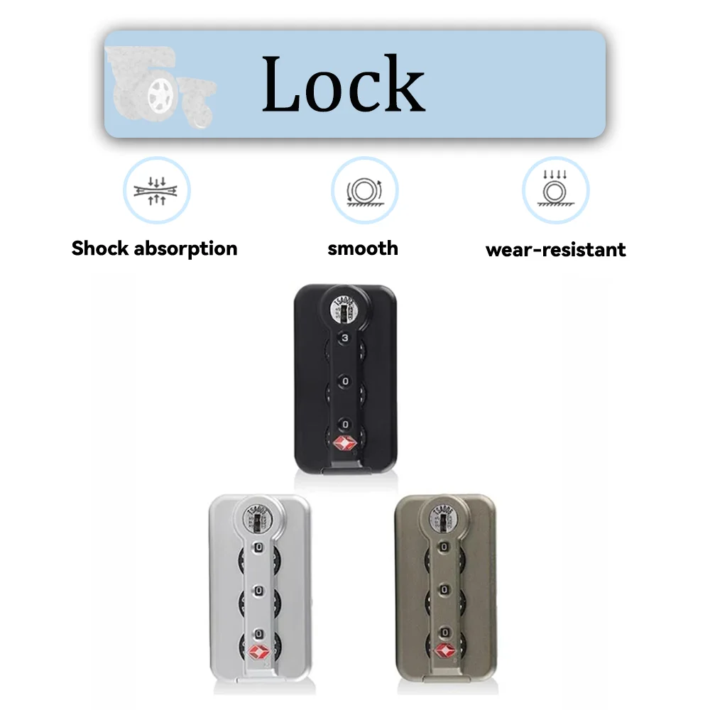 For Rimowa 3 color Essential006 code lock domestic box replacement 006 code lock color complete Travel Accessories PAssword Lock