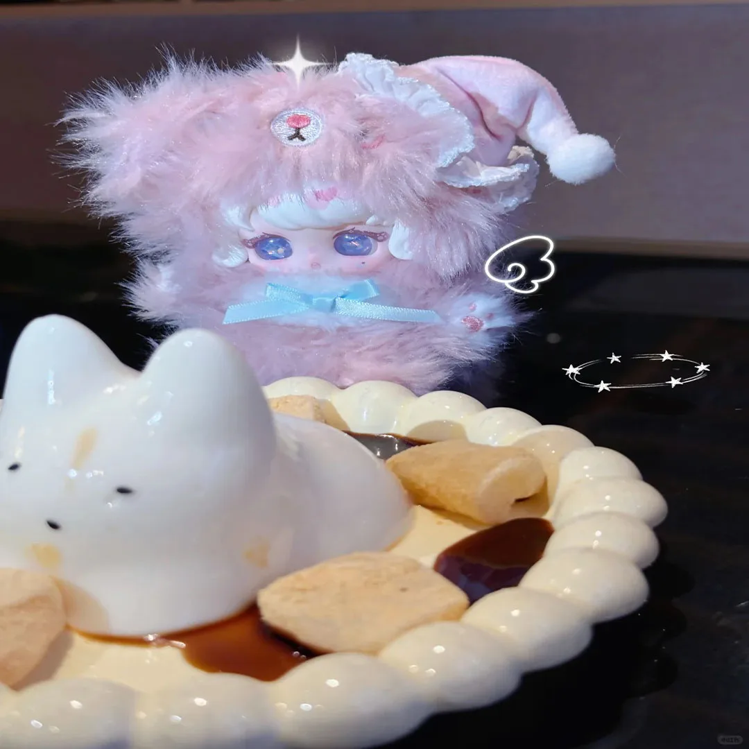 

Plush Blind Box Who Stole The Cake Second Generation Cute Plush Doll Keychain Pendant Bag Charm Gift For Collectors