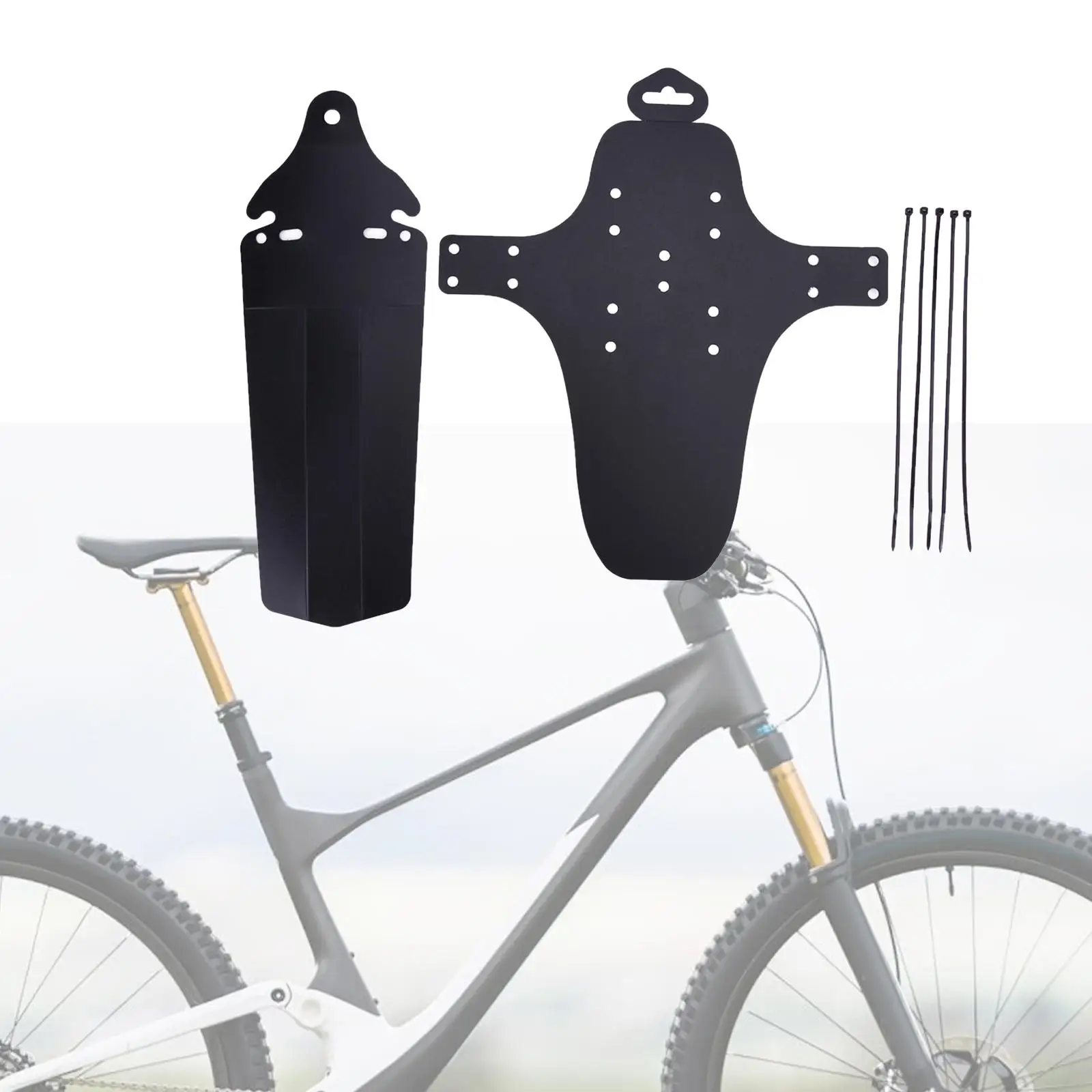 Bike Fender Bicycle Mudflaps Wheel Protection Spare Parts Practical Bicycle Mudguard Set for BMX Road Bike Cycling Accessories