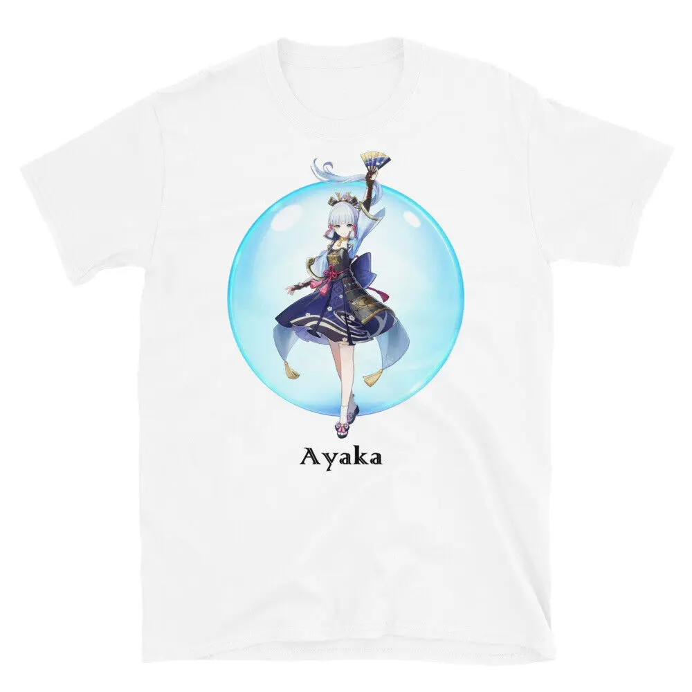 Ayaka Genshin Impact Full Body Short-Sleeve Unisex T-Shirt Sz S M L XL 2XL 3XL