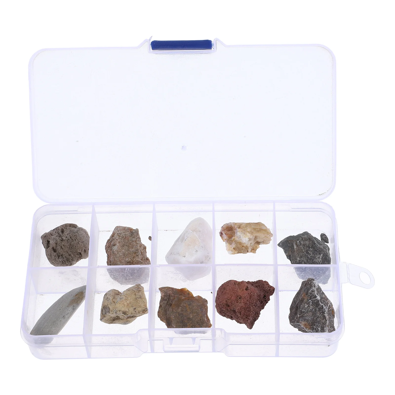 Fourth Grade Rock Specimen Set Student Use Plastic Collection for Field Testing