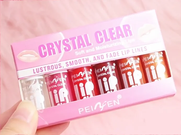 Brillo de labios hidratante, aceite de labios transparente, esmalte de labios hidratante, maquillaje hidratante, lápiz labial líquido, cosméticos, 6 uds.