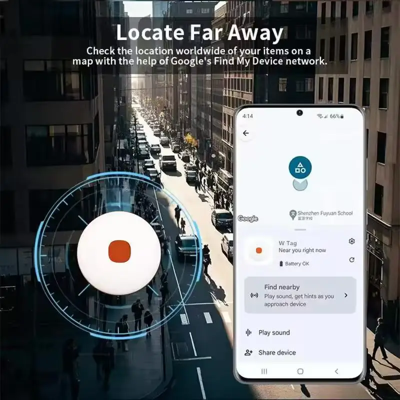 

Waterproof Tag Bluetooth Smart Airtags Tracker For Android&iOS Tracker Locator Kids Elderly Pet Key Finder Wallet Suitcase