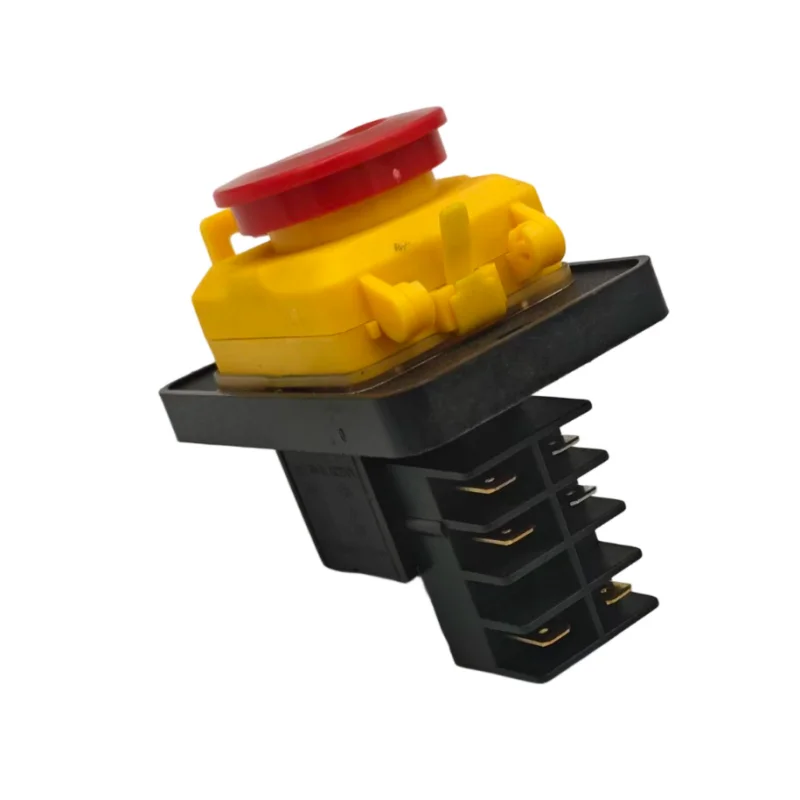 CK-5  6-pin Waterproof Emergency Stop Push Button Switch Used for Various Industrial Equipment On-Off 10(8)A 250VAC 5E4 TUV CE