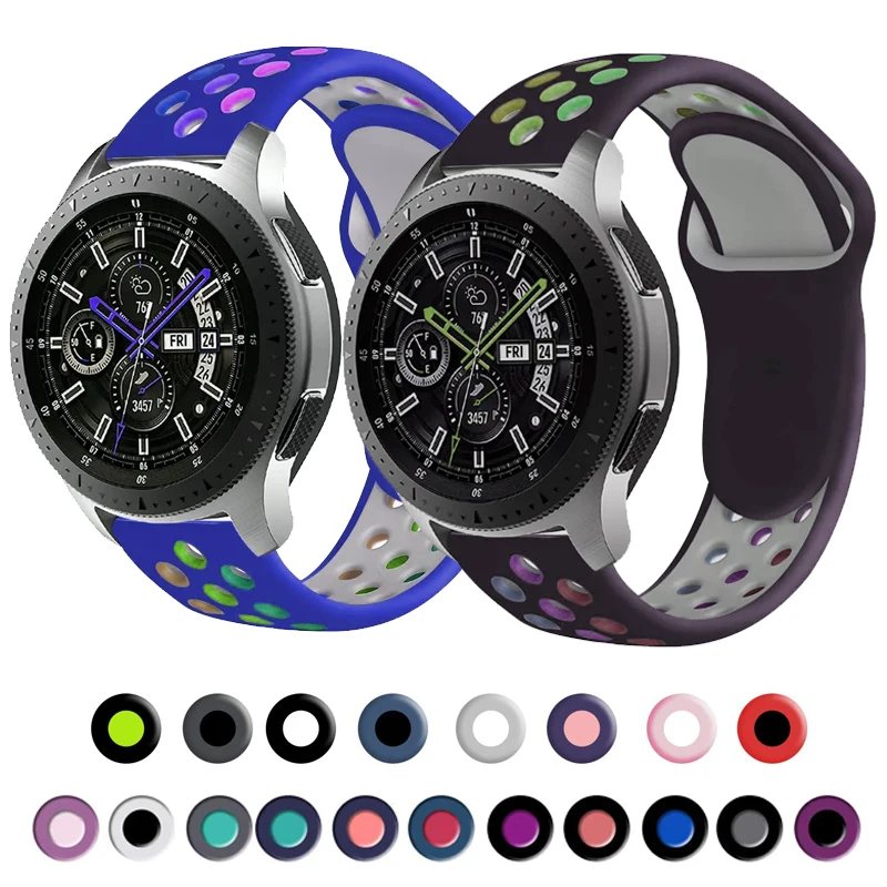 

22mm 20mm for Samsung Gear S3 S2 Galaxy Huawei GT 2 Strap Huami Amazfit Gtr Bip Watch Frontier Classic Sport Active 42mm 46 Band