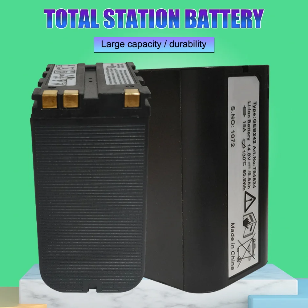 Brand new GEB242 GEB241 14.8V 5800mAh Lithium  Battery For TS30 TM30 TS50 TS60 Total Station battery surveying