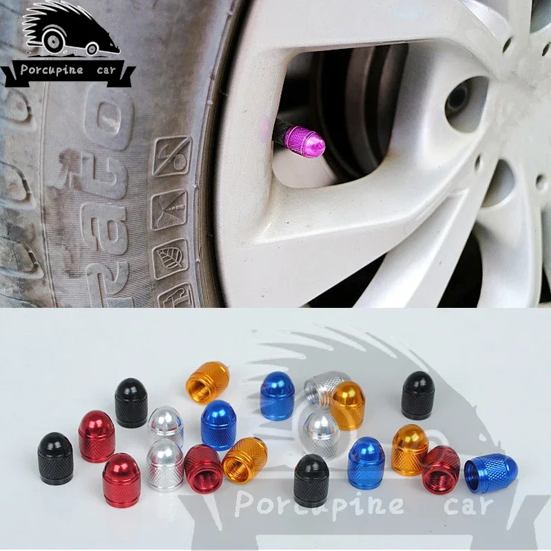 4 Pcs / set Aluminum Tire Valve Cover Wheel Rim Universal Dust Cover Car Van Bicycle Bike for BMW Audi Mercedes Chevrolet Nissan