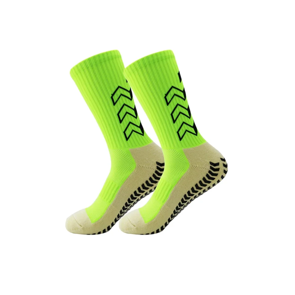 1 Pair Anti Slip Football Socks Non Slip Sports Socks Anti Blister Grip Socks for Men Women