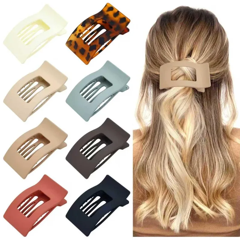 1 Simple Square Grip ClipSuitable All Seasonssuitable Daily Stylinghair Carefirm Gripdurable Materialsuitable Various Hairstyles