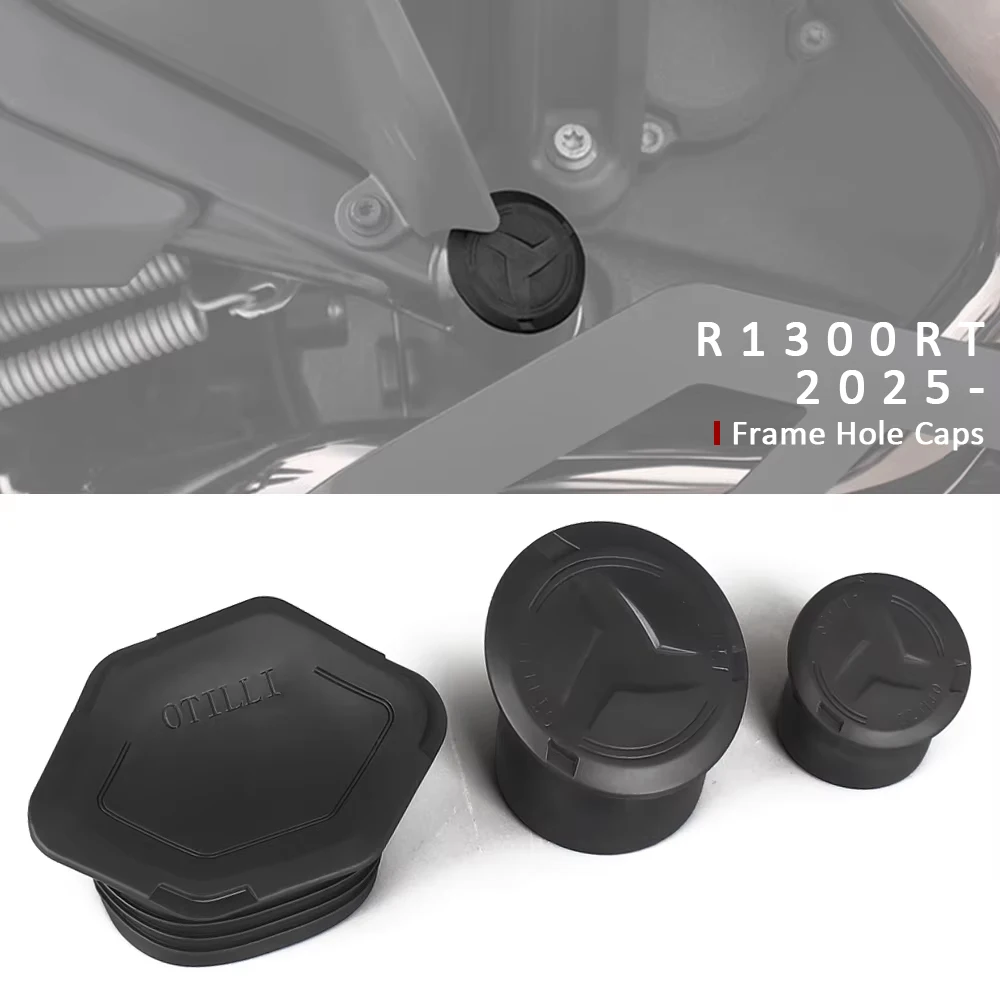 

Motorcycle Frame Hole Caps Cover Plug Black Accessories Fit for BMW R1300RT R 1300 RT R1300 RT R 1300RT 2025 2026