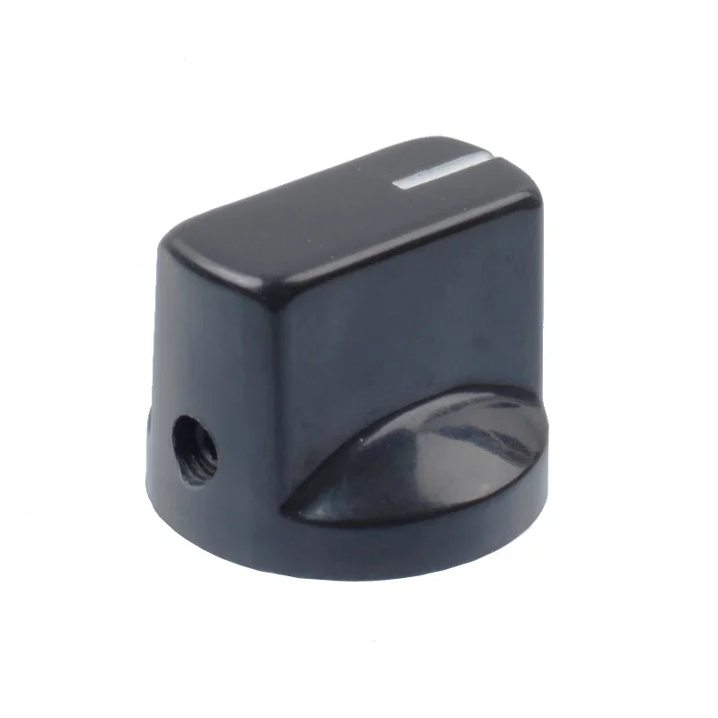30Pcs 6.4mm shaft Guitar Effects Pedal Pointer Knob Transparent 1/4