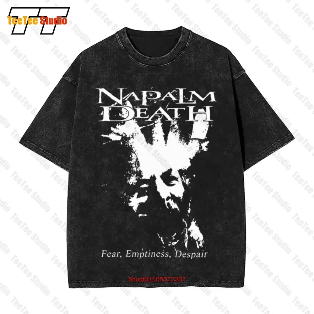 Napalm peur mort, vide, désir T-Shirt surdimensionné Vintage WQFN