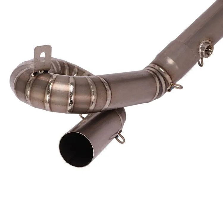 Передняя выхлопная труба мотоцикла, титановый разъем для Yamaha MT-09 FZ09 2014-2018, выхлопные системы, выхлопные трубы