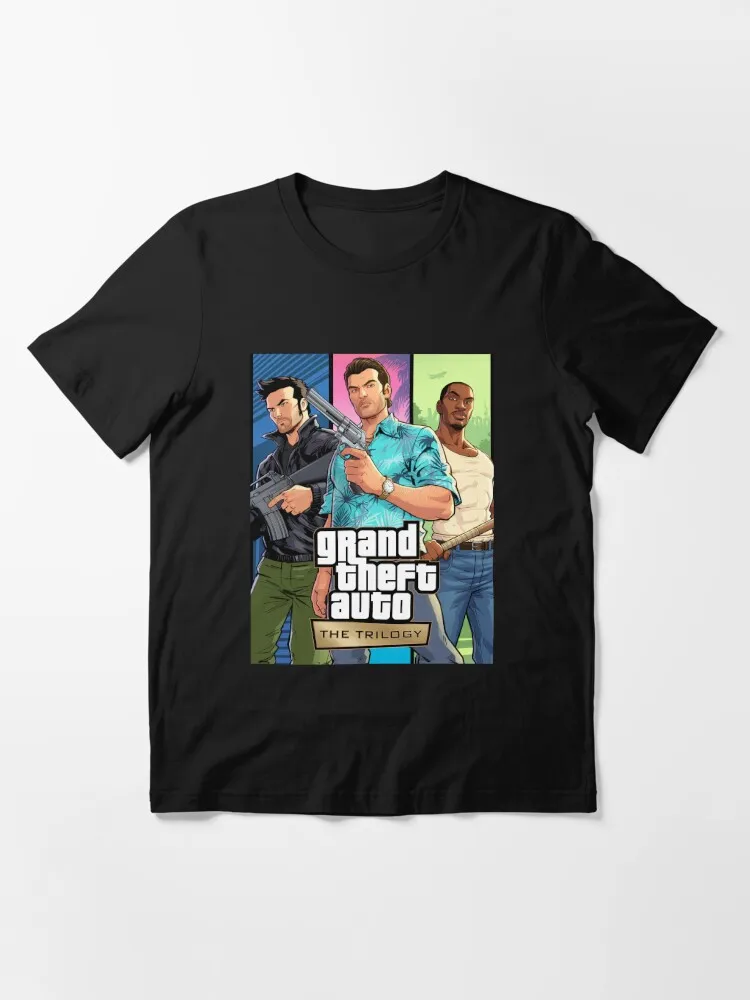 Grand Theft Auto T Shirt  GTA Game Newest Tshirts San Andreas Grand Theft Auto 5 Trilogy Online Mods Vice City V  Liberty City