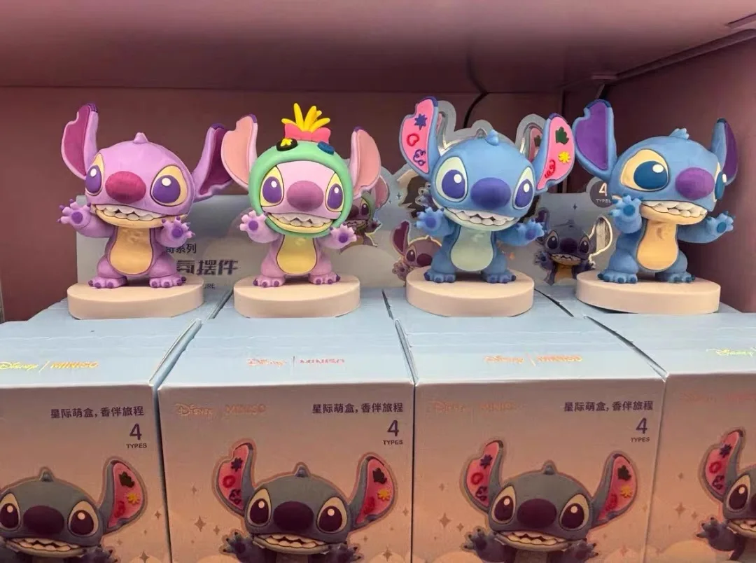 

MINISO Disney Stitch милый автомобильный диффузор слепая коробка простая установка ароматный орнамент Лидер продаж