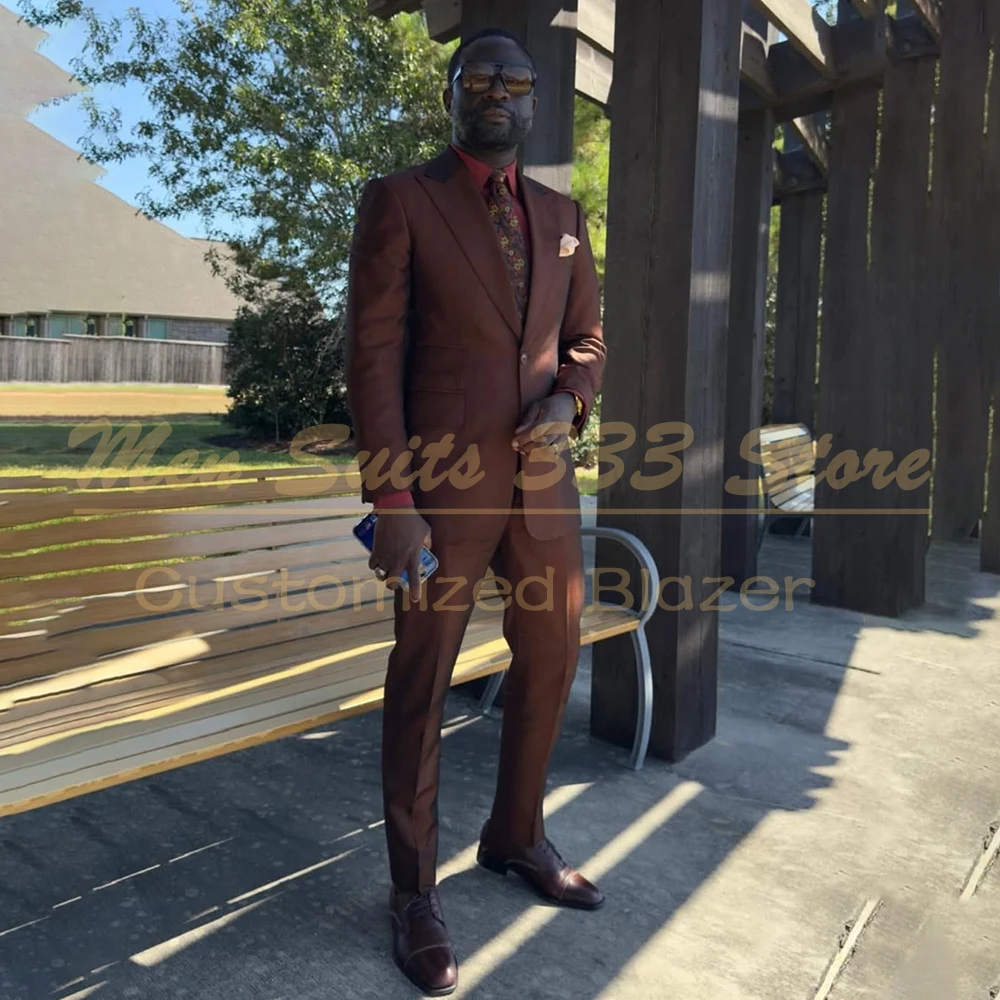 

Высококачественные мужские костюмы класса люкс на заказ, стандартный крой, комплект из 2 предметов: пиджак и брюки, полный комплект, смарт-кэжуал, мужская одежда, верхняя одежда 2026