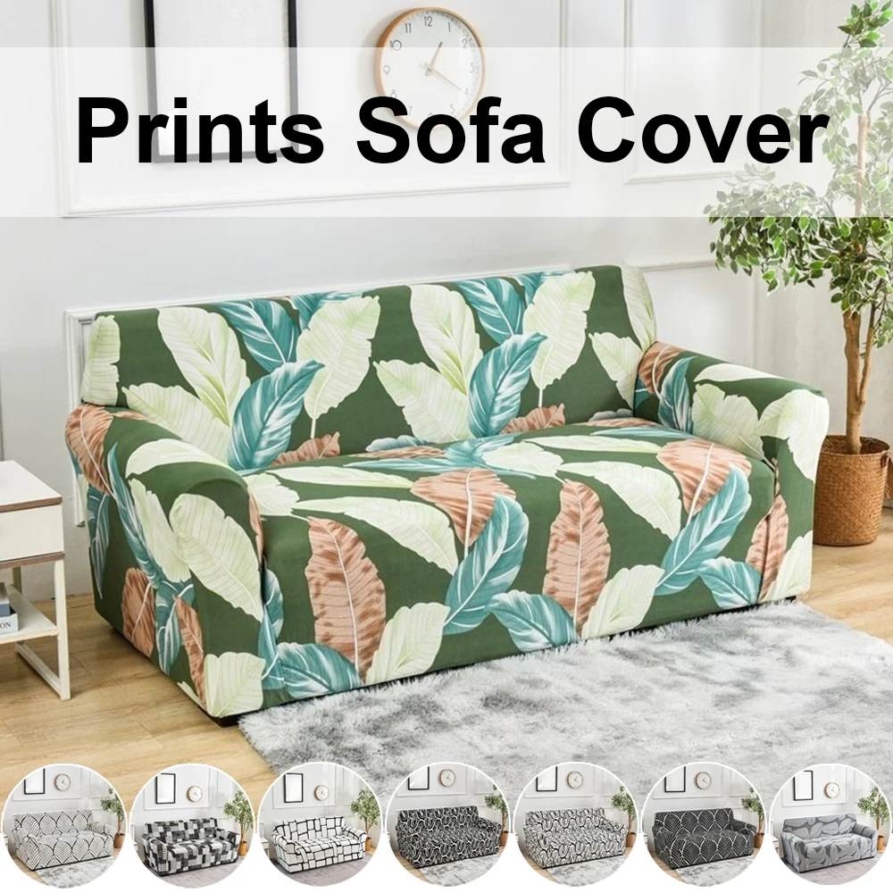 1/2/3/4 Seater Floral Printed Stretch Sofa Covers Non-Slip Couch Slipcover for Bedroom Living Room Home Decor Housse De Canapé