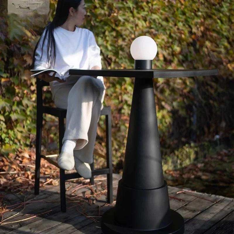 Round bar table Home casual table Cafe Bar and chairs High Original design