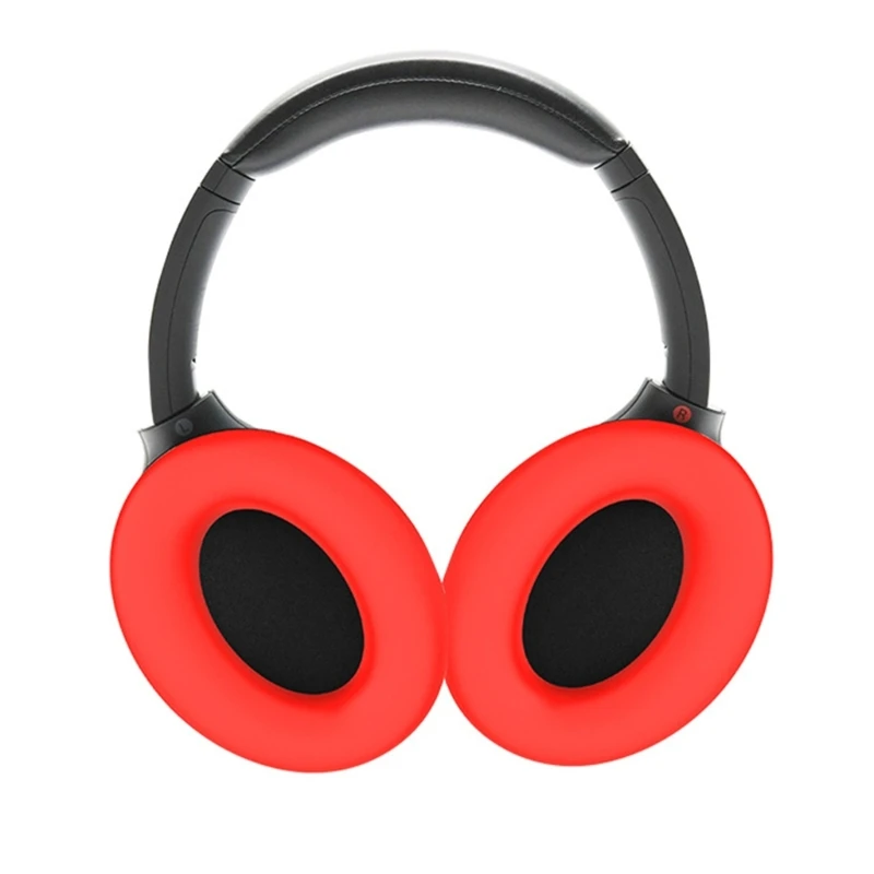 Almohadillas elásticas silicona para los oídos, funda para cojín, orejeras para WH-1000XM3/1000XM4 H7JF