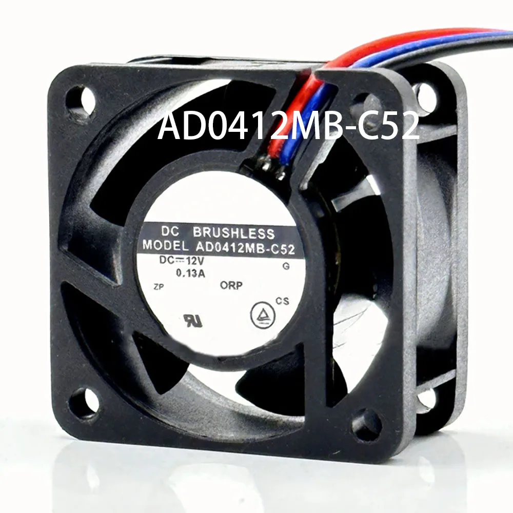 Energy-Efficient Axial cooling fan AD0412MB-C52 12VDC 0.13A 40*40*20mm 3pin Compact Server Industrial