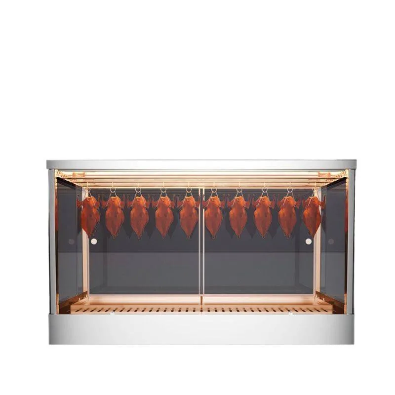 

Roast duck roast wax crispy pork belly Beijing display cabinet