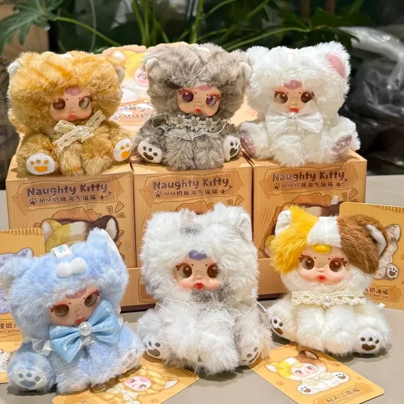 

Mystery Box Original Mm Milk Candy Naughty Kitty Cat слепая коробка милая кукла трендовая игрушка плюшевый рюкзак кулон Декор девушка кавайный подарок