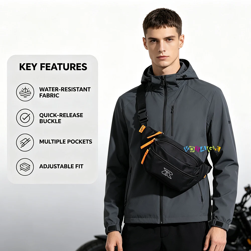 Street Riding Waist Bag Motorcycle Portable Bag Accessories For SUZUKI GSXR 125 150 250 600 750 1000 Unisex Fanny Pack 3 Colors