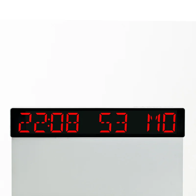 Multifunctional Bluetooth Led Wall Clock 2 Alarm Clocks Timer & Stopwatch, Digital Electronic Clock For Home Office & Bedroom