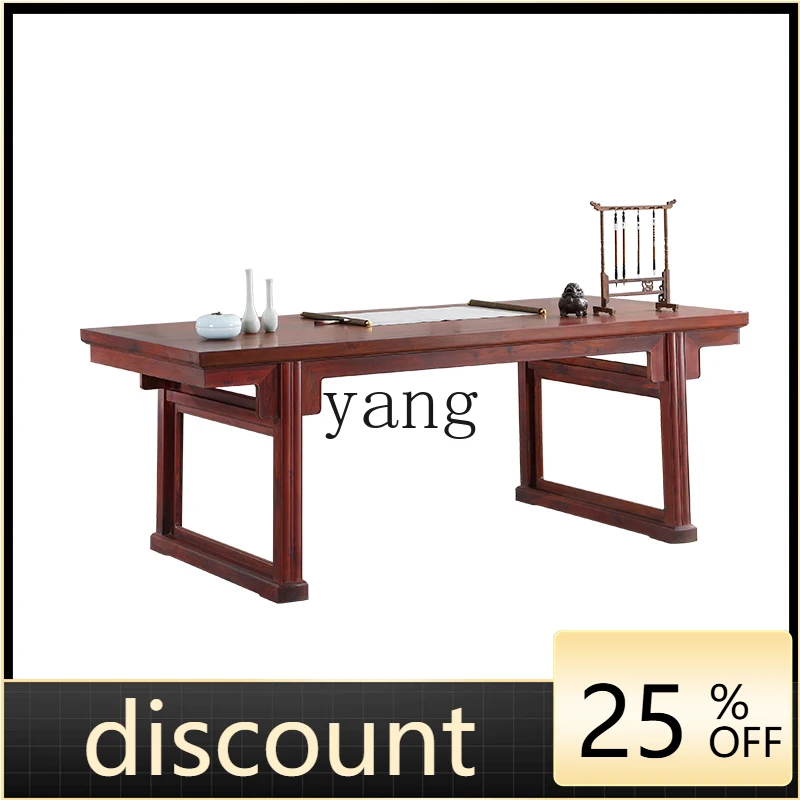 Caja de tira de palisandro rojo grande LH, muebles de cabeza plana