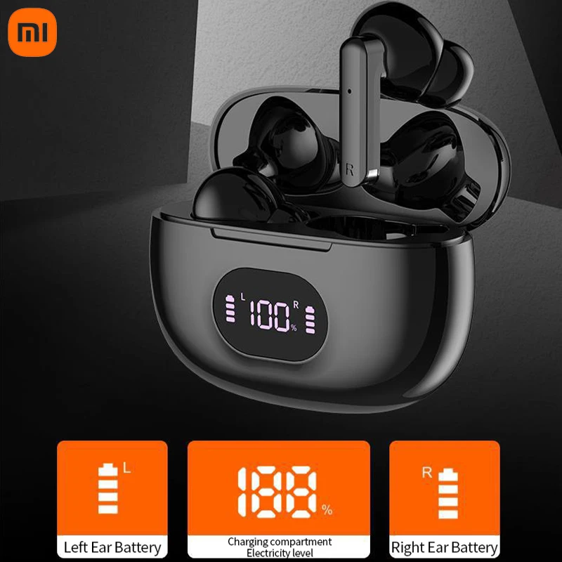 XIAOMI Bluetooth 5.3 kulaklıklar 919 gerçek kablosuz kulaklık HiFi ses TWS spor kulakiçi su geçirmez kulaklıklar için Mic ile telefon