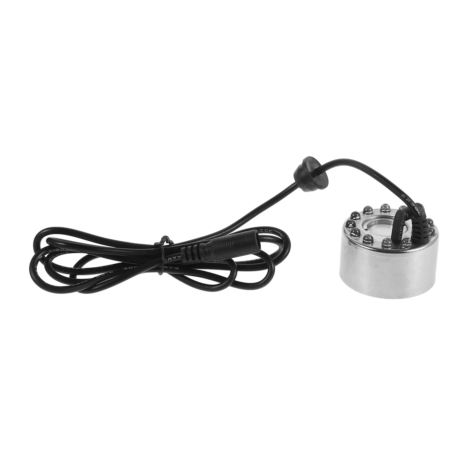 Halloween 12LED Licht Mist Maker Zilver Luchtbevochtiger voor Vijver Fontein Rotstuin Vis Vaas Vogelbad Decor