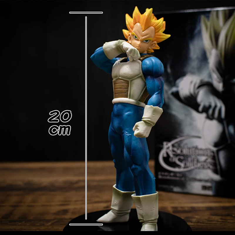 Japanse Bandai Figuur Dragon Ball Super Saiyan Son Goku Vegeta Figuur Anime Collectible Beeldjes Model Verjaardagscadeau 22 cm Hot