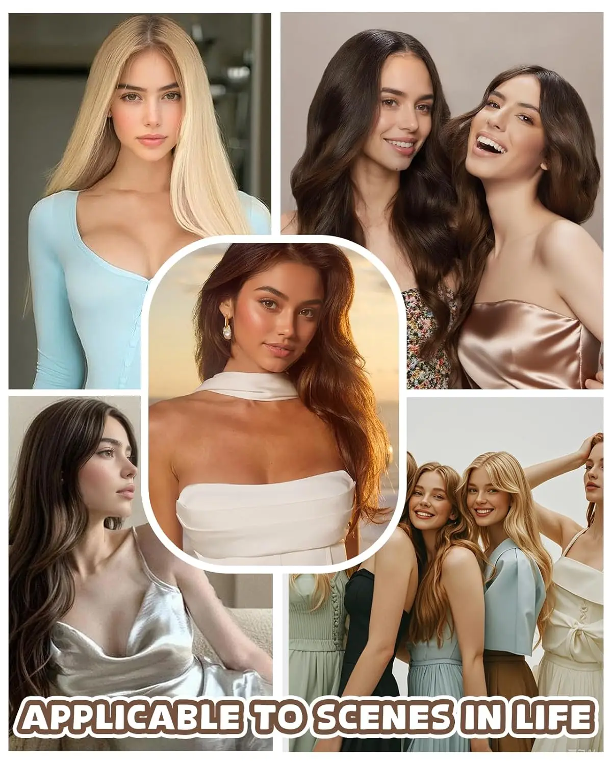 Estensioni dei capelli con punta a U completamente lucentezza Capelli neri naturali Blone 613 Colore 50g Perline di colla alla cheratina Estensioni dei capelli umani Remy prebonded