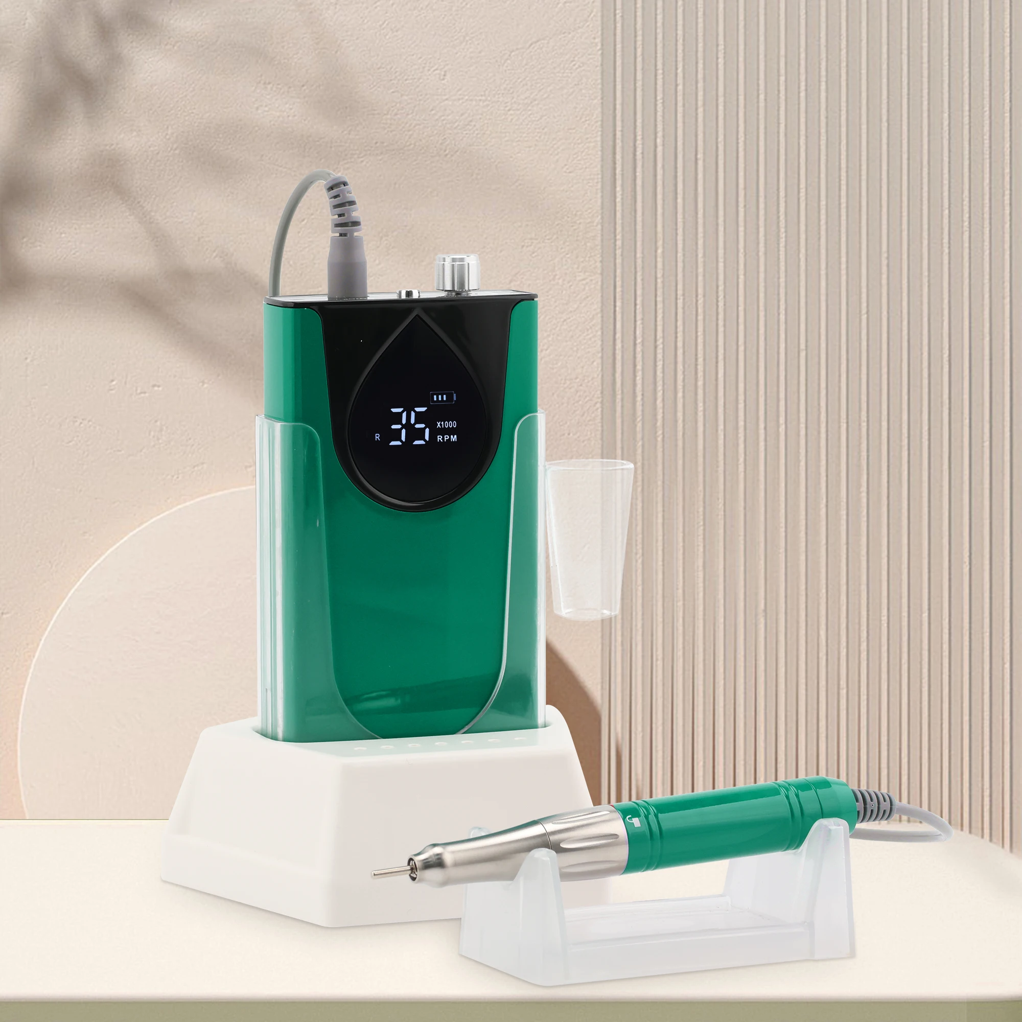 US Nail Supply Crazy on This Cordless Rechargeable Portable Desktop Nail Drill Machine with 35000 Rpm Electric Nail Drill E File