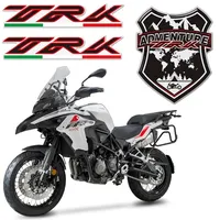 For Benelli TRK502 TRK 521 Stickers Decal adhesive Tank Pad Emblem  Protector Adventure Trunk Luggage Aluminum Cases