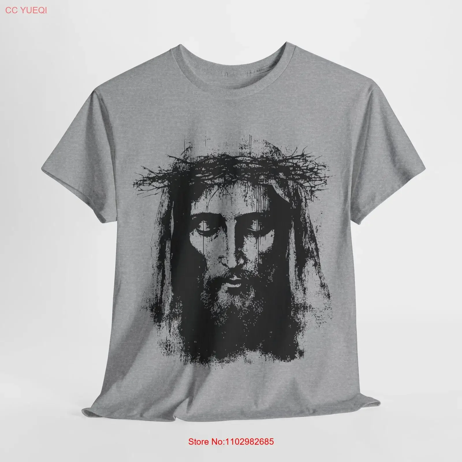 Кожух турин Иисуса Христа, футболка с изображением служанки Иисаи 53, винтажная стираная эластичная стильная дизайнерская одежда